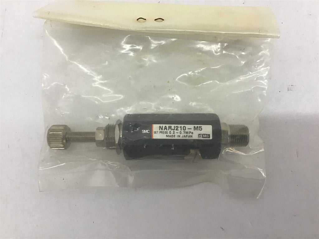 SMC NARJ210-M5 Miniature Air Regulator 0.2-0.7 MPA