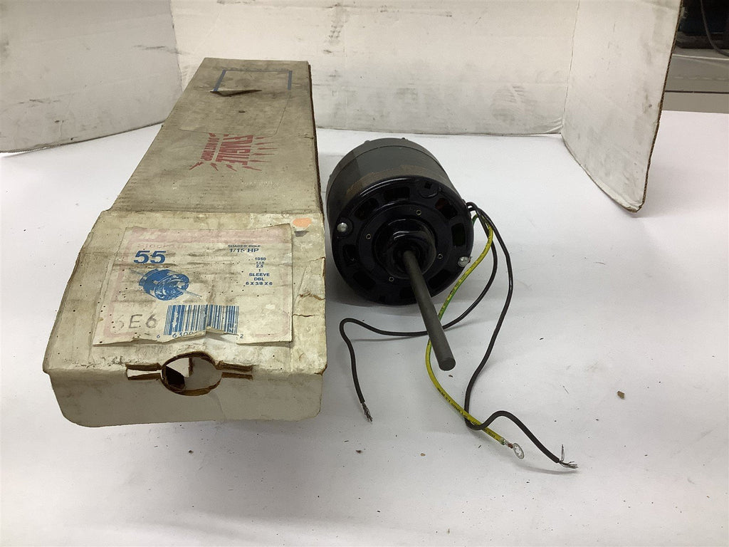 Magnetek 55 CA3J640N AC Motor 1/15HP 115V 1200 RPM 6P 1 Ph 60 Hz Footless