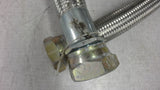 Flexible Hydraulic 1" Id Hose, 48" Long With  Female Jic Swivel Fitting