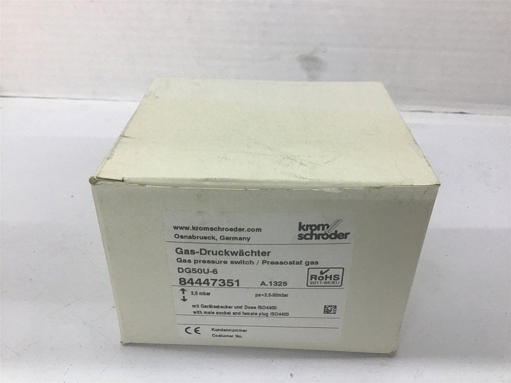 Krom Schroder DG50U-6 Gas Pressure Switch