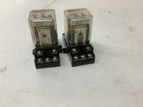 Potter Brumfield KU-4699 Relay 120V 50/60 Hz 600434-5R Base Lot Of 2