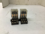 Potter Brumfield KU-4699 Relay 120V 50/60 Hz 600434-5R Base Lot Of 2
