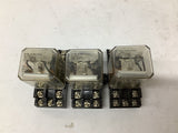 Potter Brumfield KU-4699 Relay 120 V 50/60 Hz Base 600434-5R Lot Of 3