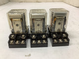 Potter Brumfield KU-4699 Relay 120 V 50/60 Hz Base 600434-5R Lot Of 3