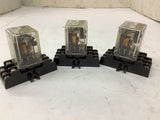 Potter Brumfield KU-4699 Relay 120 V 50/60 Hz Base 600434-5R Lot Of 3
