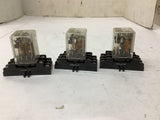 Potter Brumfield KU-4699 Relay 120 V 50/60 Hz Base 600434-5R Lot Of 3