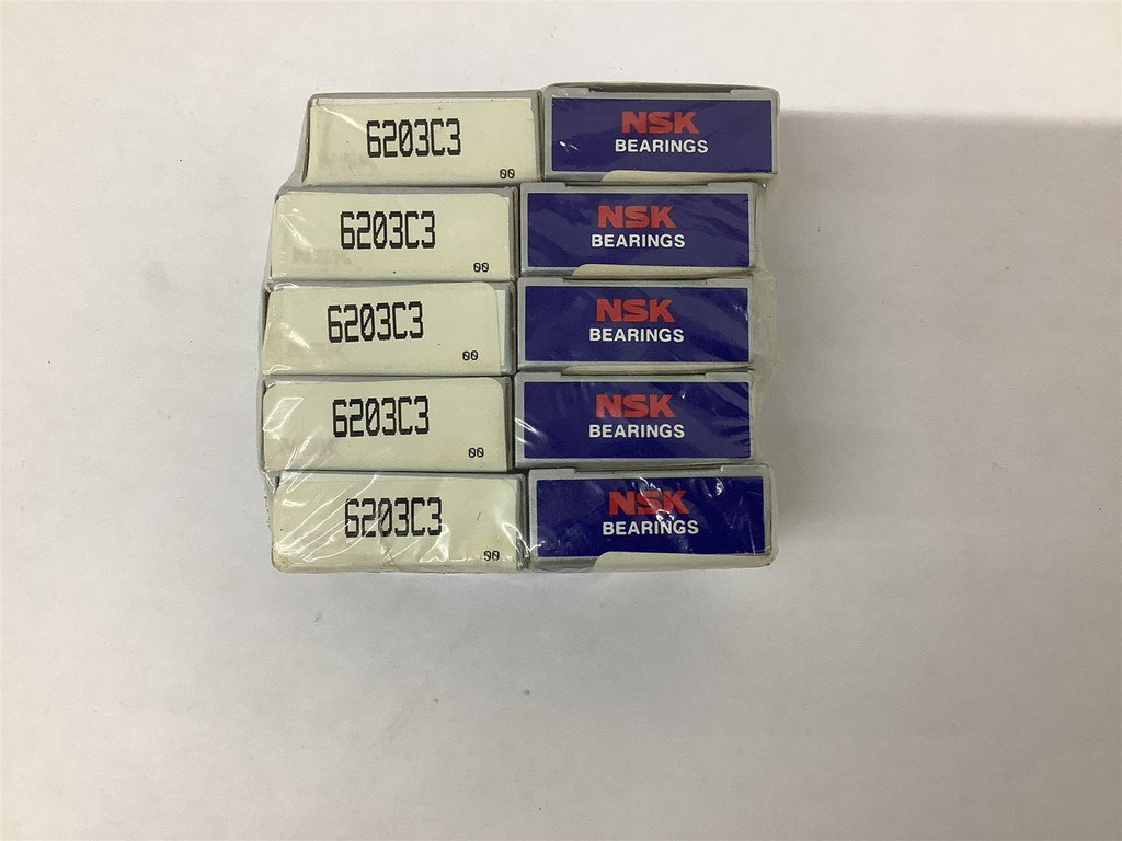 NSK 6203C3 BAll Bearing Pack Of 10