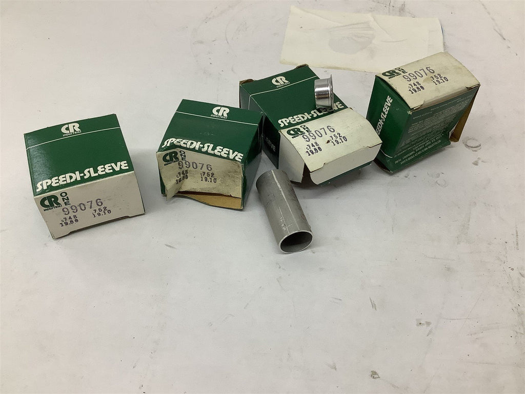 CR One 99076 Speedi Sleeve 3/4" ID x 2" L Shaft Repair Sleeve Lot Of 4