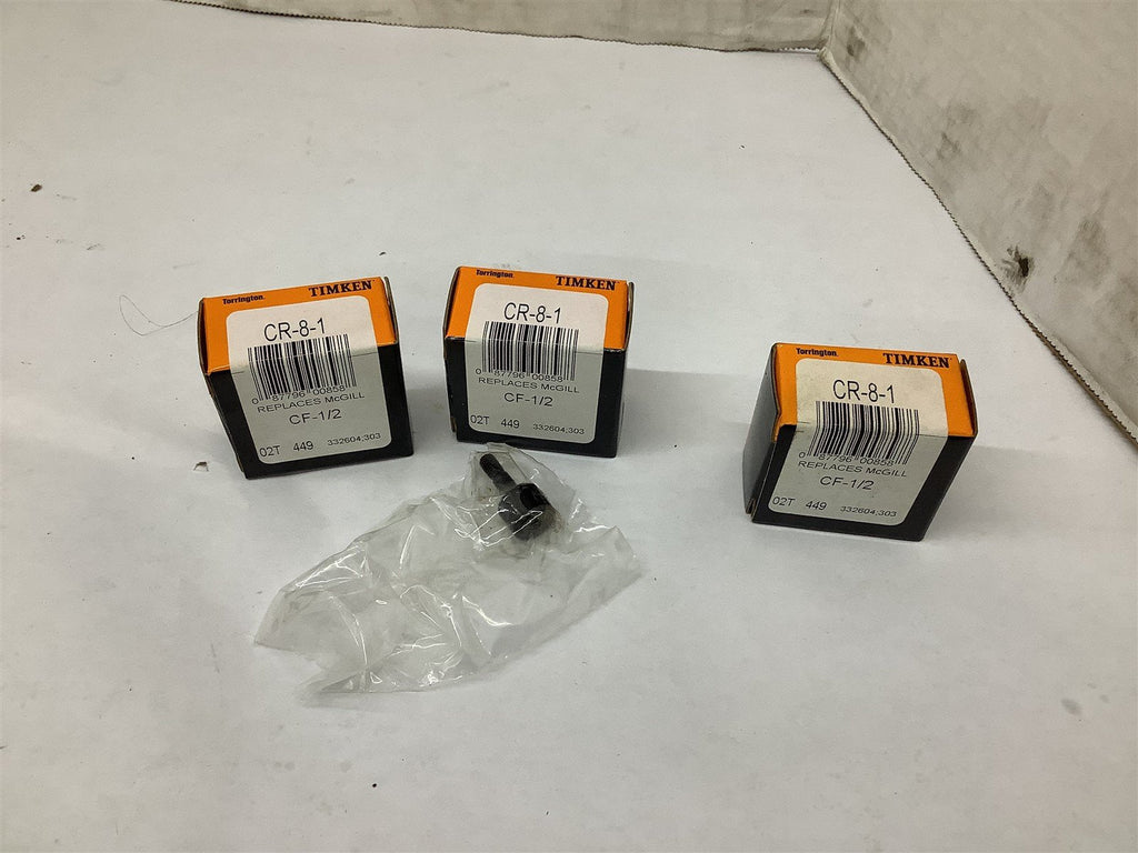 Timken CR-8-1 CF-1/2 Bearing Lot Of 3