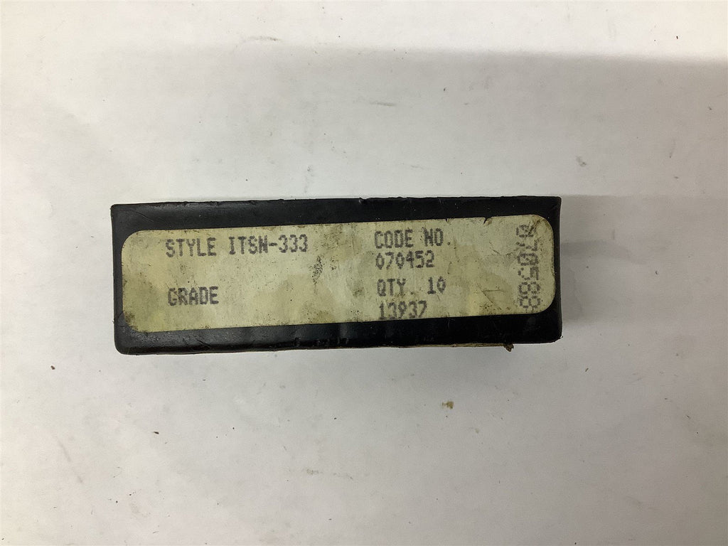 RTW ITSN-333 Carbide Inserts Pack Of 10