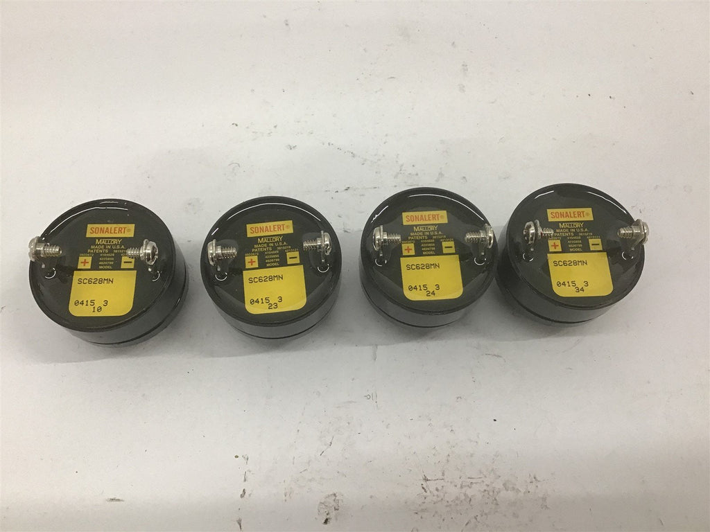Mallory Sonalert SC628MN Lot Of 4