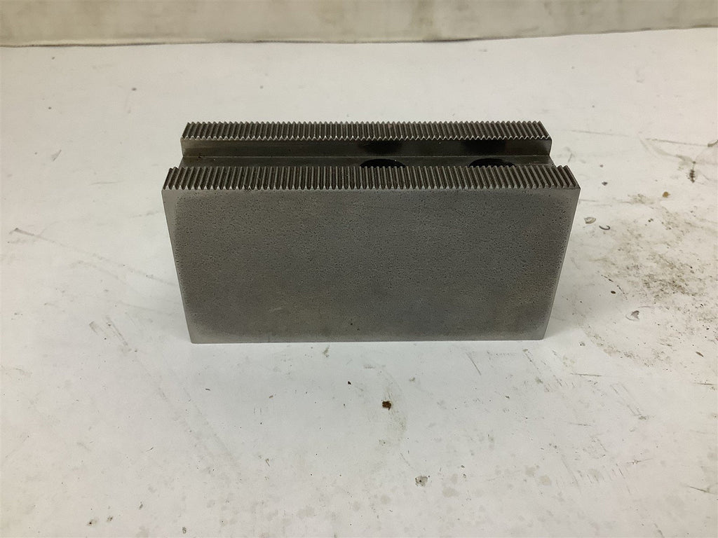 Serrated Soft Jaws 4" L x 2" W x 1-1/2" T 8140-26525