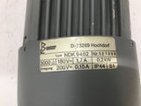 Buser D-73269 Hochdorf Gear Motor 0.2KW 200V 3000RPM