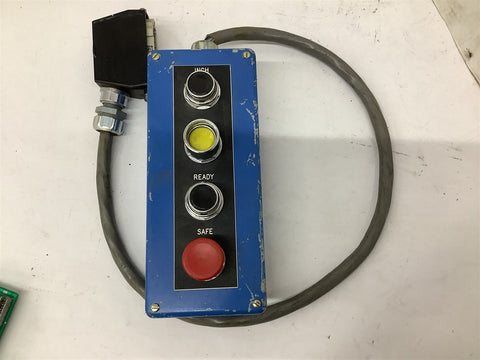 4 Button Pendant 4-1/2" W x 3" L x 11" T