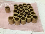 Brass Bushings 1/2" ID x 3/4" OD x 3/4" T Lot Of 22
