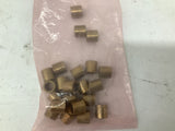 Brass Bushings 1/2" ID x 3/4" OD x 3/4" T Lot Of 22