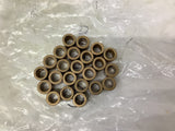 Brass Bushings 1/2" ID x 3/4" OD x 3/4" T Lot Of 23