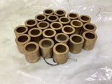 Brass Bushings 1/2" ID x 3/4" OD x 3/4" T Lot Of 23