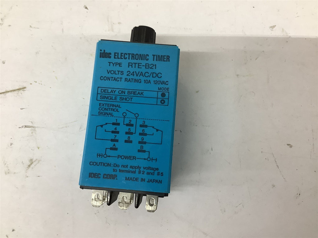 IDEC RTE-B21 Timer Relay 4VAC/DC