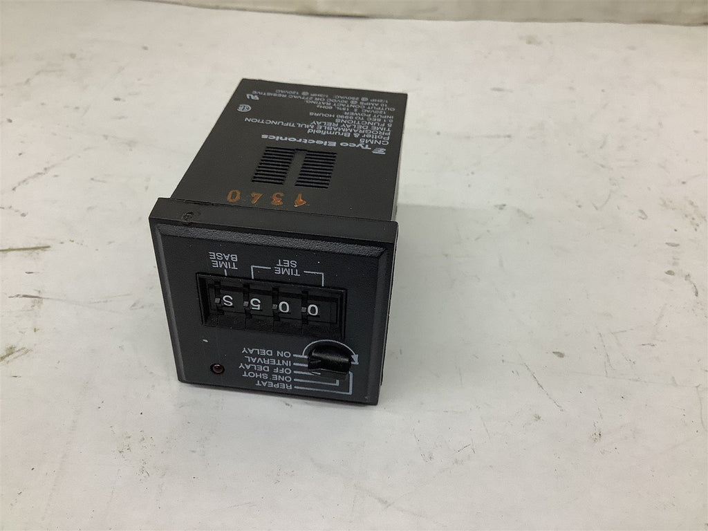 Tyco CNM5 Programable Multifunction Time Delay Relay 5 Functions