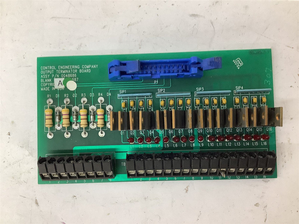 Control Engineering 004886 Output Terminator Board