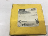 Hubbell HBL7468 Midget Locking Flanged Receptacle 2Pole 2Wire 15A 125V