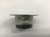 Hubbell HBL7468 Midget Locking Flanged Receptacle 2Pole 2Wire 15A 125V
