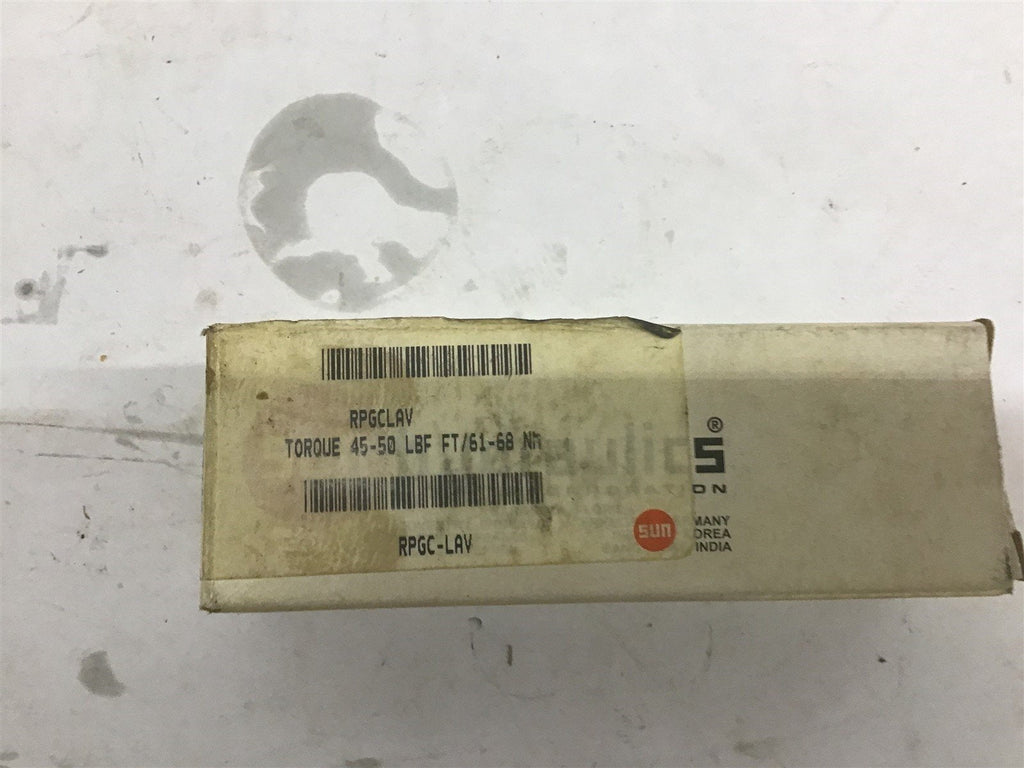 Sun Hydraulics RPGCLAV Valve Torque 45-50 LBF FT 61-68