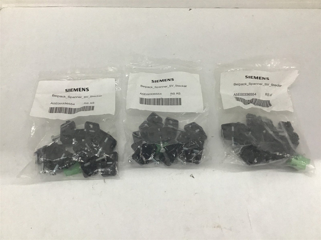 Siemens A5E00336554 Beipack Spanner SV Stecker Lot Of 3