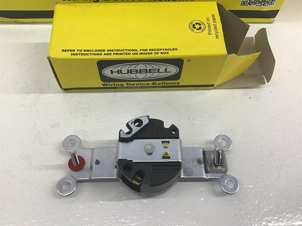 Hubbell HBL4710 Twist-Lock Single Receptacle 15A 125V 2 Pole 3 Wire Lot of 10