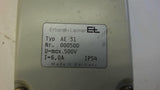 ERHARDT+LEIMER TYP AE 31, NR 000500 LIMIT SWITCH, I=6,0A, IP54