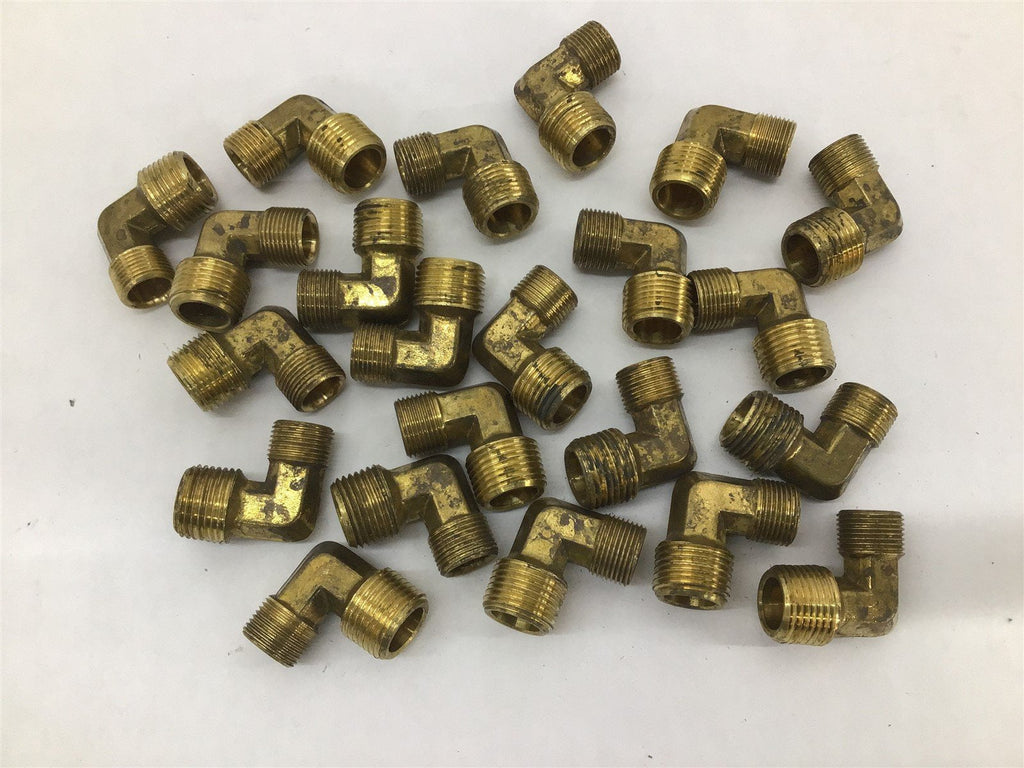 Brass 90 Degree Pipe Fitting 10mm To 11mm Lot Of 20