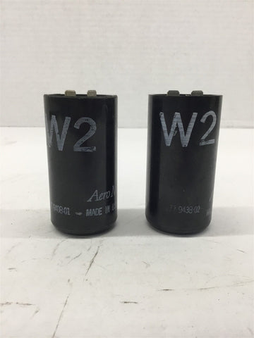 Aero M 189-227MFD Capacitor Lot Of 2 110Vac