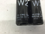 Aero M 189-227MFD Capacitor Lot Of 2 110Vac
