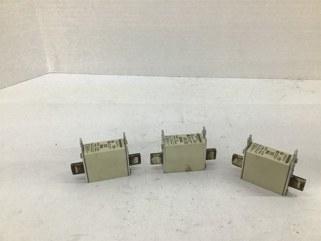 Siemens 3NA3814 Fuse 35 Amp 500 Volts Lot of 3