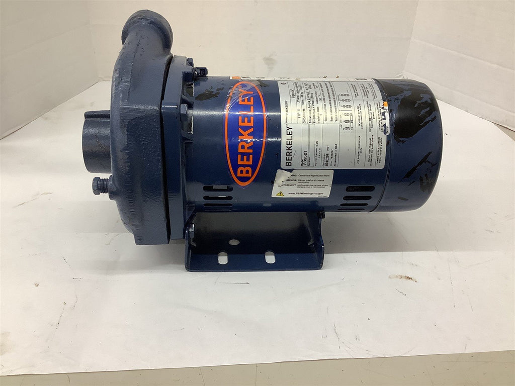 Berkeley S39521 AC Motor 1HP .75KW 208-230/460V 3450RPM 3PH 60HZ