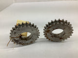 Double Sprocket 1.875 inch Bore (Lot Of 2)