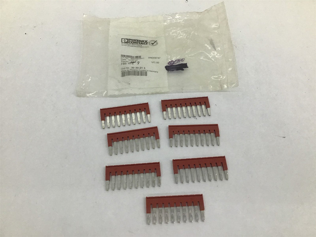 Phoenix Contact FBS 10 5 Plug In Bridge Lot Of 7