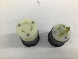 Hubbell 20A 250V Plug Male & Female