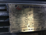 North America NA286-20-6 20 HP AC Motor 208-230/460 Volts 1200 Rpm 6P 286T Frame