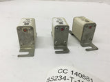 Bussmann 170E3845 80A 900V Fuse Lot Of 3