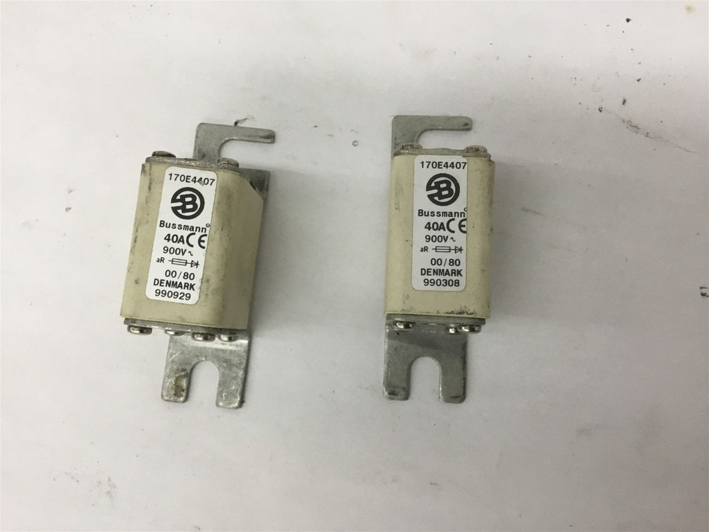 Bussmann 40A 900V 170E4407 Fuse Lot Of 2