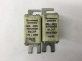 Bussmann Denmark 170L4901 40A 660V Typower Silcu Fuse Lot Of 2