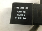 MPM 116 218-33 120V AC 50/60 HZ 8.5/6.9VA