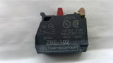Telemecanique ZBE-102 Contact Block Lot of 3