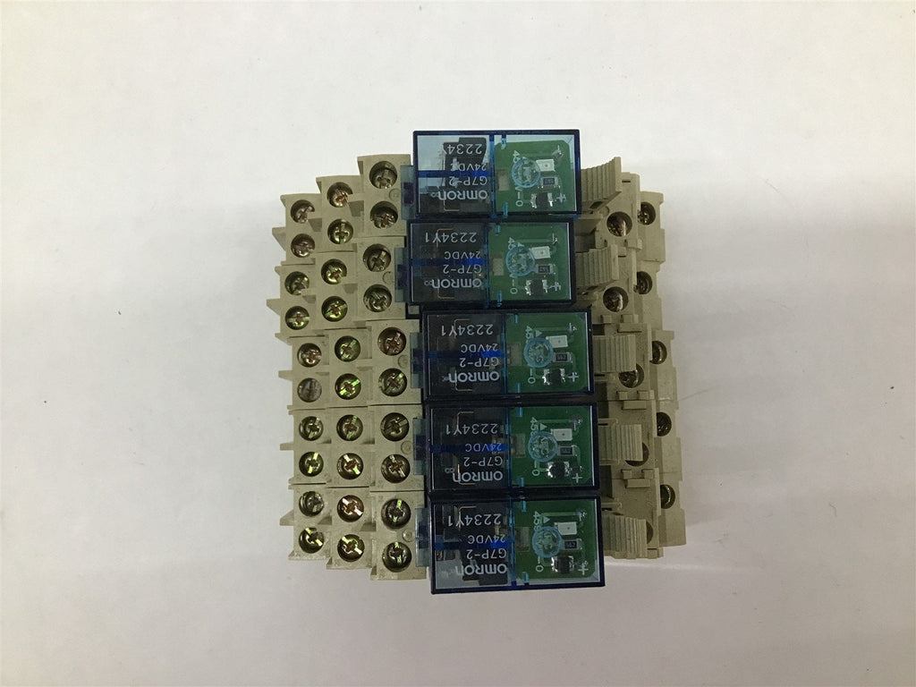 Omron G7P-2 24V DC 2234Y 1 Lot Of 5