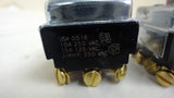 LOT OF 2 -- 0516 TOGGLE SWITCH, 10A 250 VAC, 15A 125 VAC, 3/4HP 250 VAC