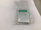 Eyewash Shower Inspection Card 8Y394A