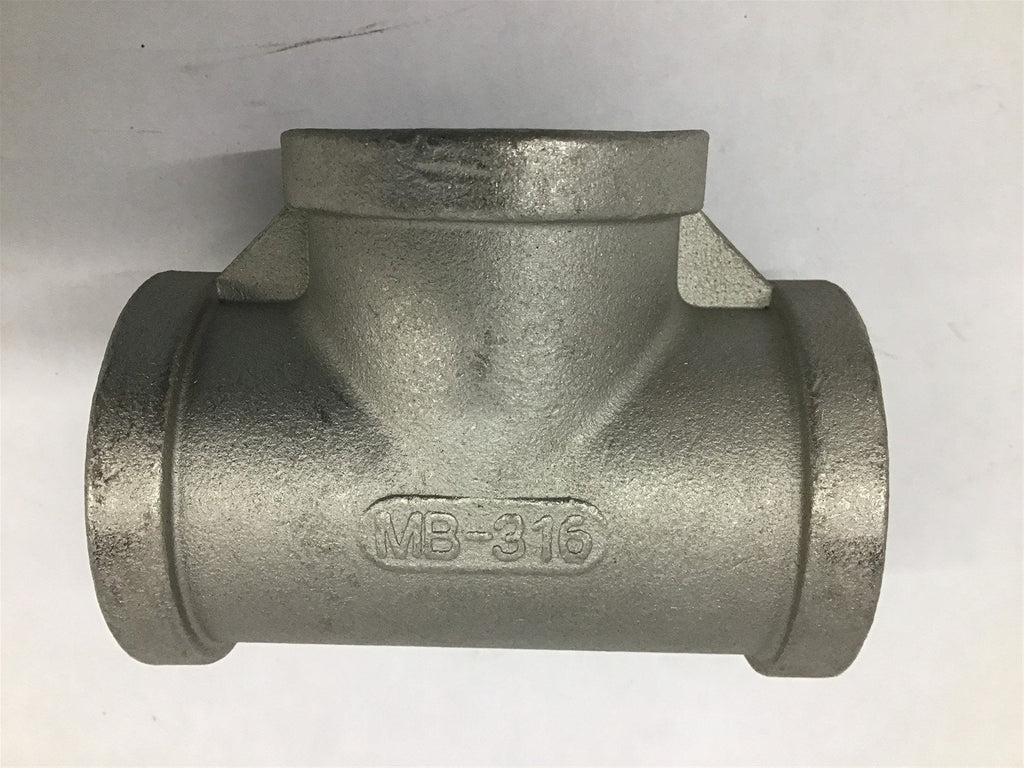 Tee Pipe HN MB- 316 SS Conn Socket