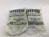 Oillite Bearings 16mmx20mmx16mm P/N: AAM1620-16B Lot Of 2